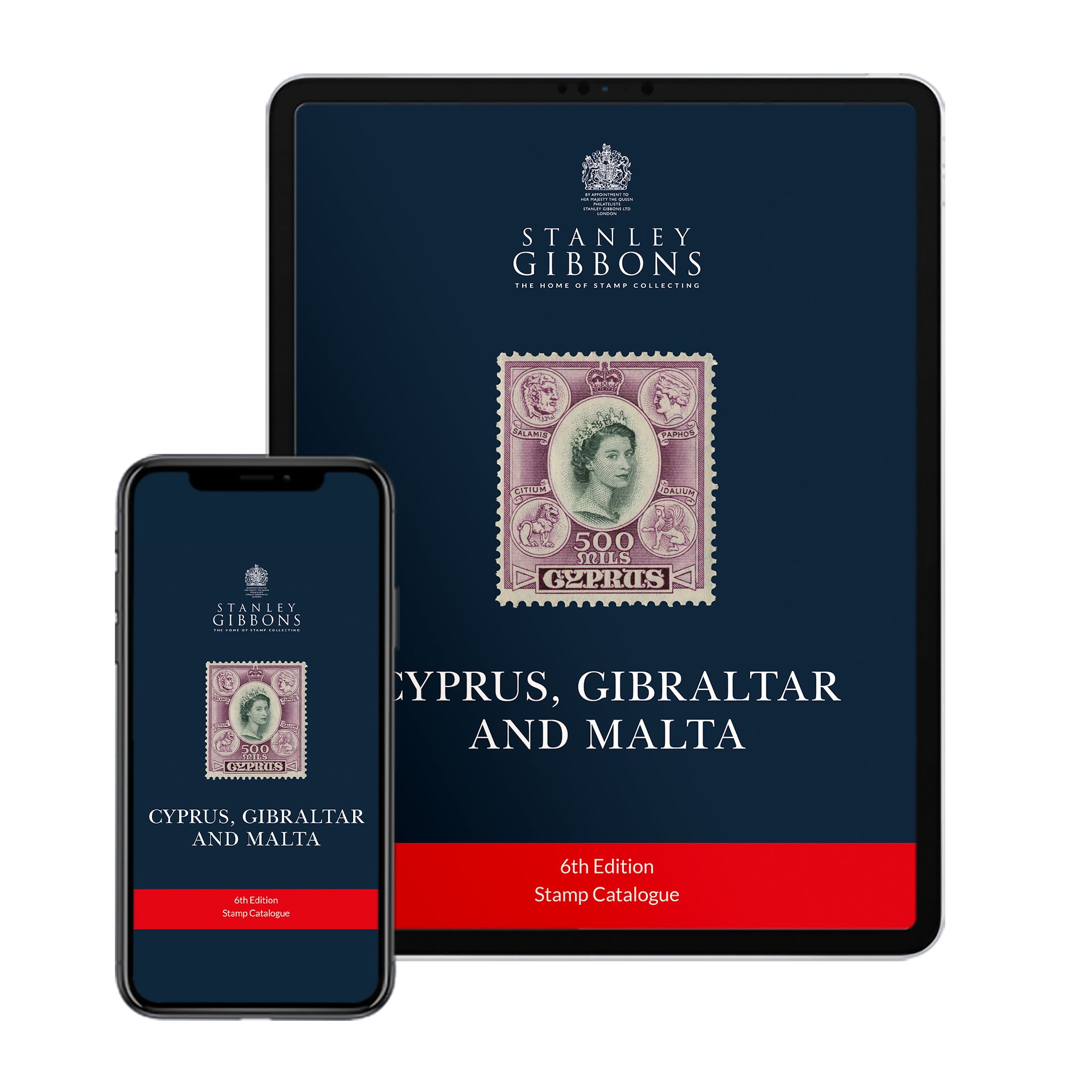 Digital Version - Cyprus, Gibraltar & Malta Stamp Catalogue 6th Edition 2023
