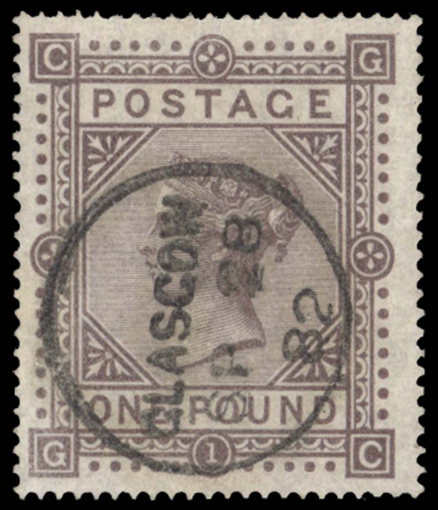 GB 1878  SG129 Pl.1 Used