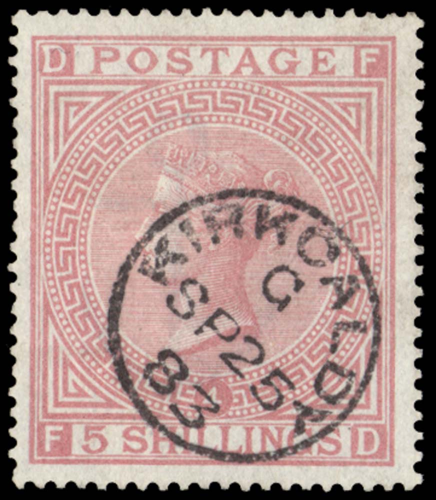 GB 1882  SG130 Pl.4 Used