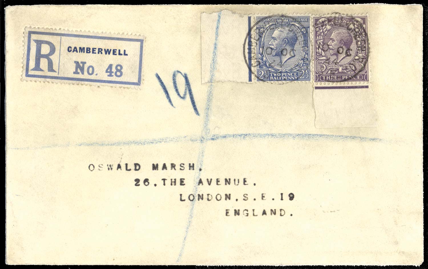 GB 1924  SG422/3 Cover