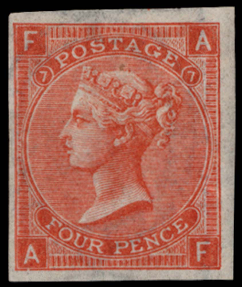 GB 1865  SG94var Pl.7 Mint