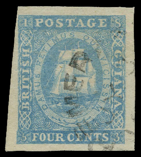 BRITISH GUIANA 1853  SG20 Used