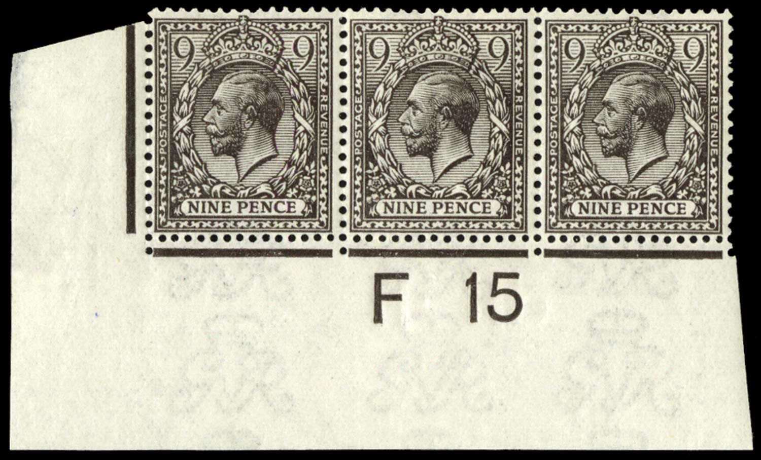 GB 1915  SG392var Mint