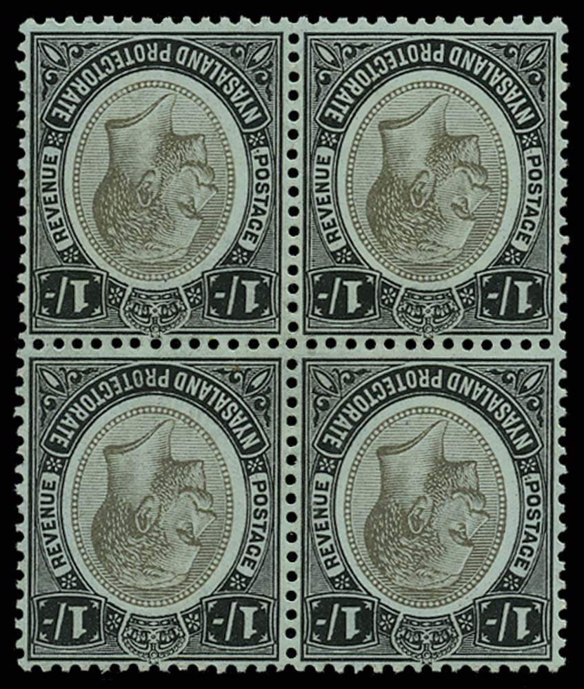 NYASALAND 1913  SG93aw Mint