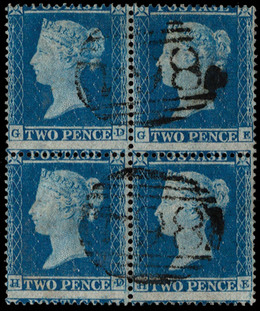 GB 1854  SG20 Pl.4 Used