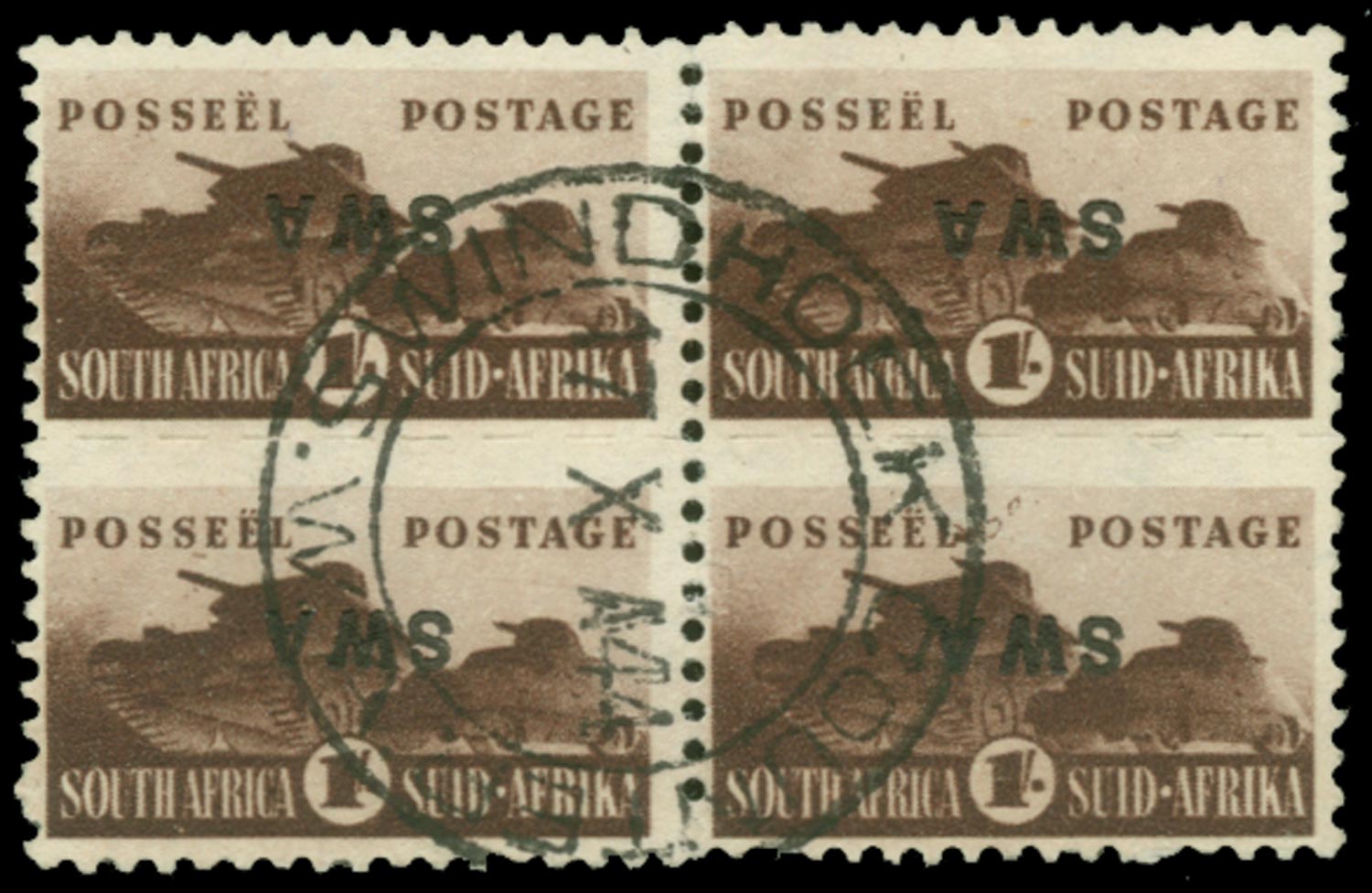SOUTH WEST AFRICA 1943  SG130c,var Used