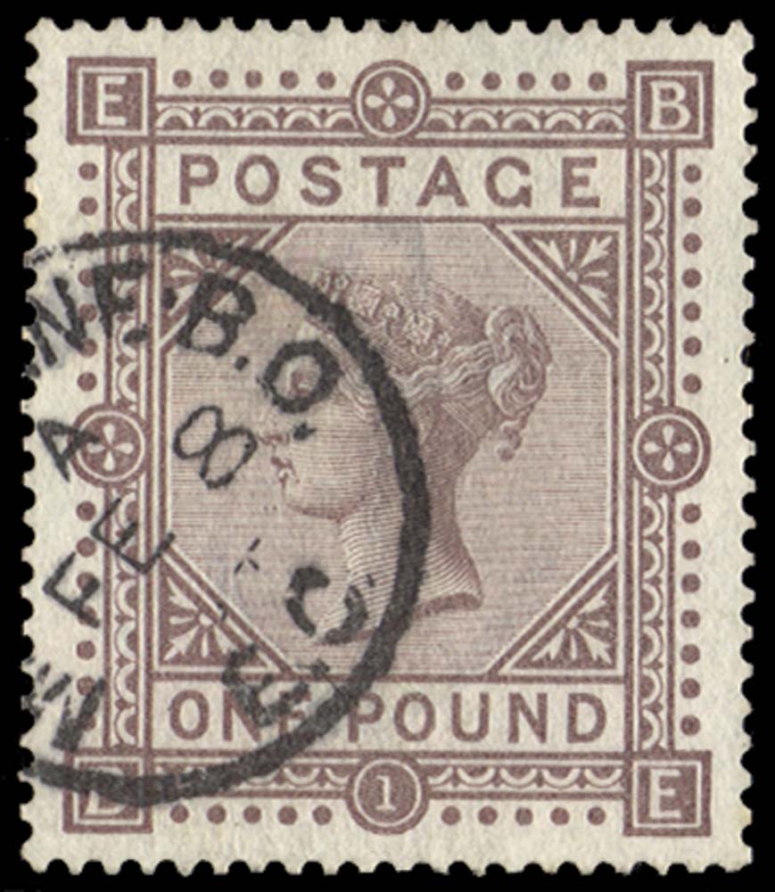 GB 1882  SG136 Pl.1 Used