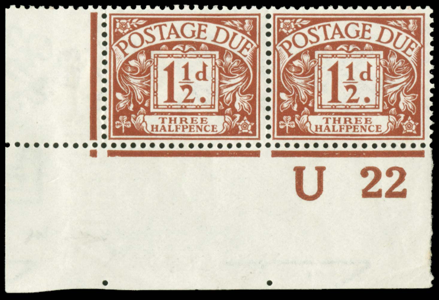 GB 1914  SGD3wi Postage Due