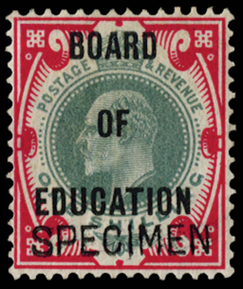 GB 1902  SGO87s Official "SPECIMEN" type 16