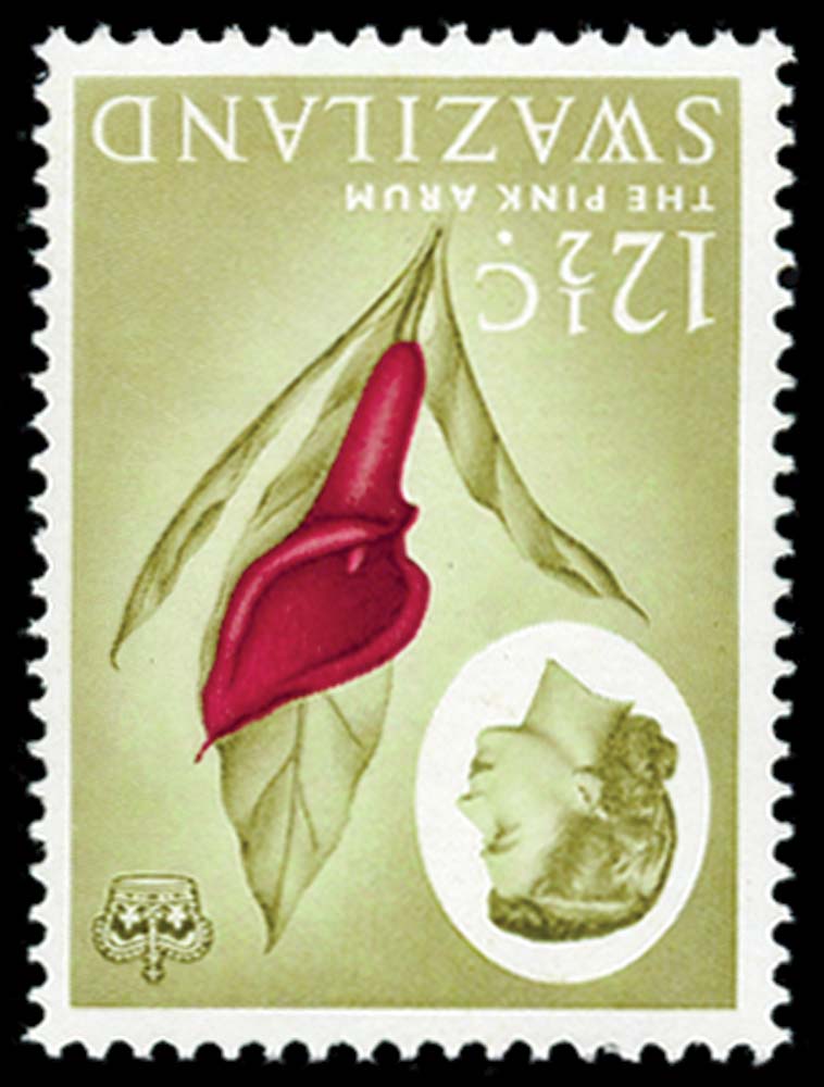 SWAZILAND 1962  SG99w Mint unmounted QEII 12&frac12;c variety Watermark inverted