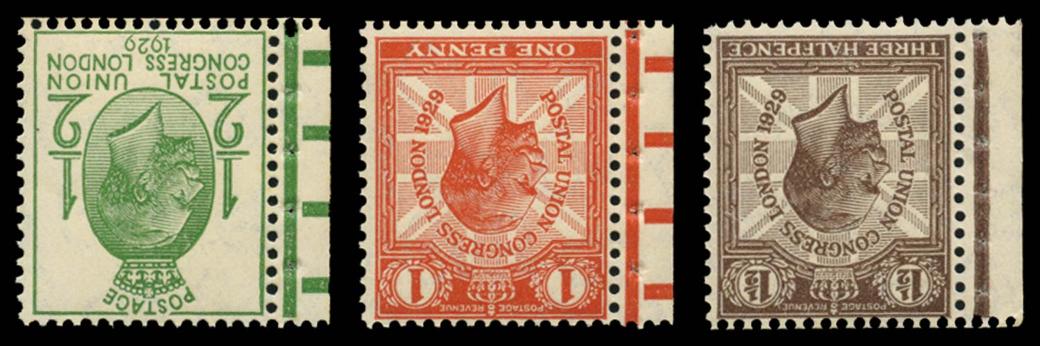 GB 1929  SG434/6wi Mint