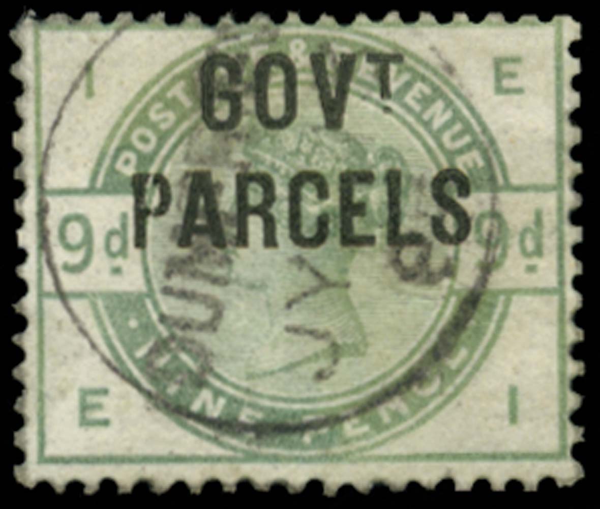 GB 1883  SGO63 Official Dumfries cds