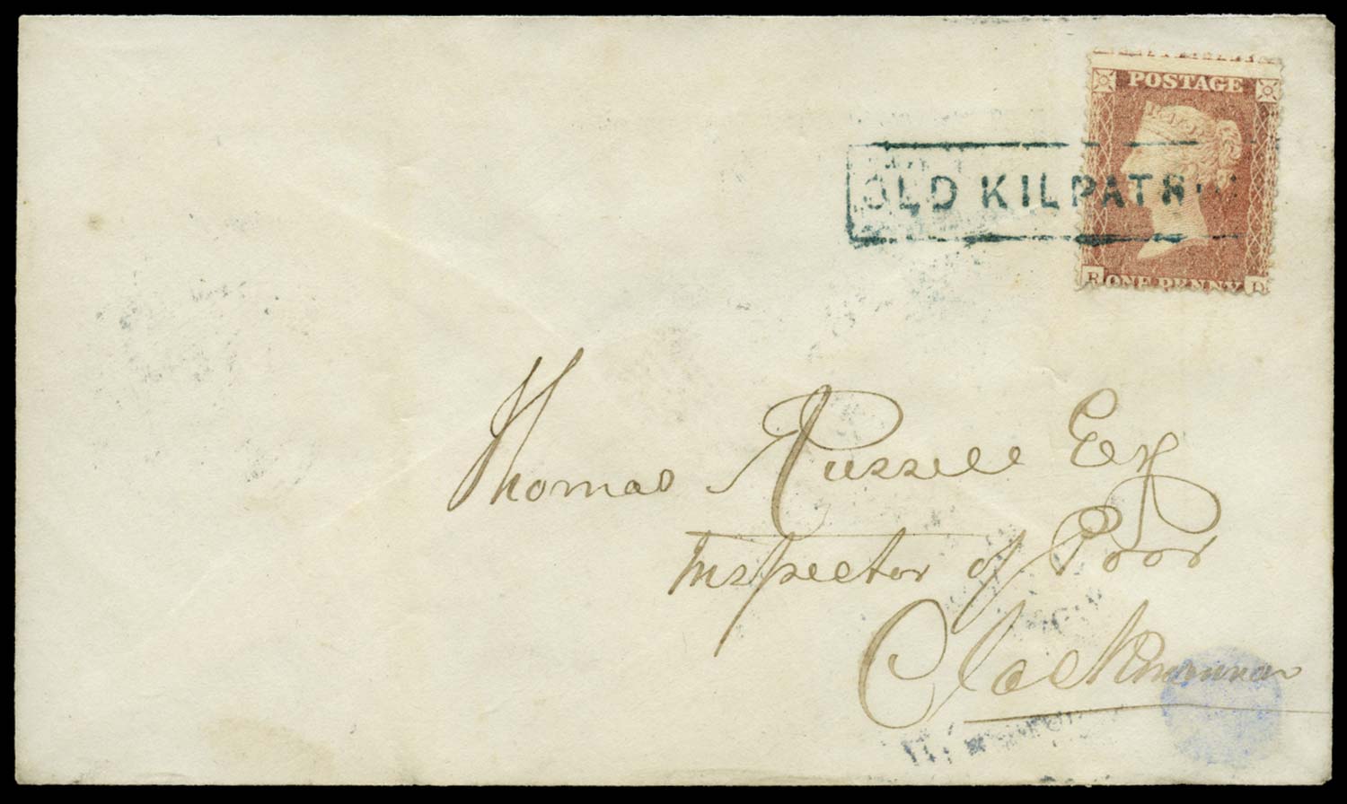 GB 1858  SG40 Pl.59 Cover