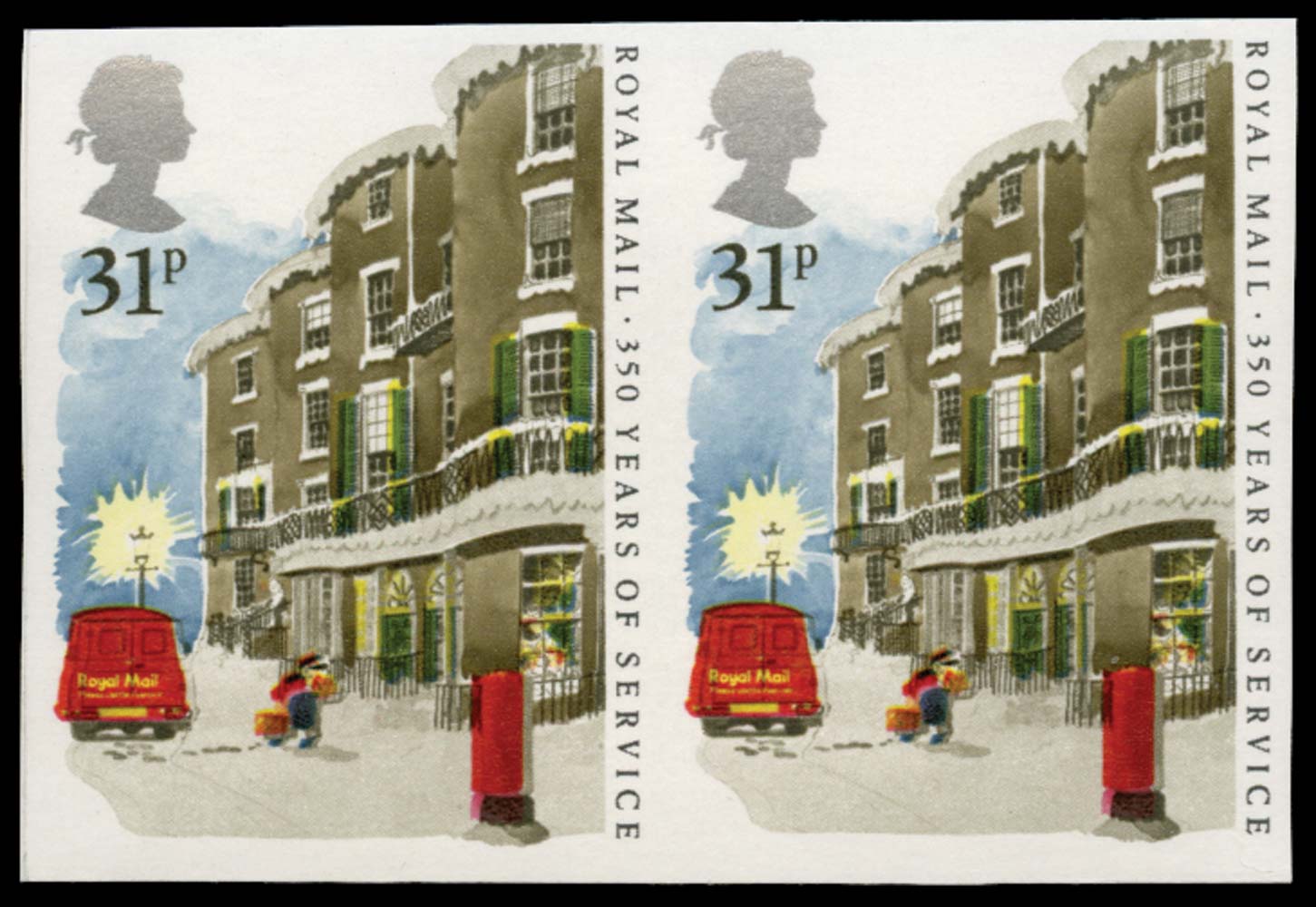 GB 1985  SG1292a Mint - imperforate pair
