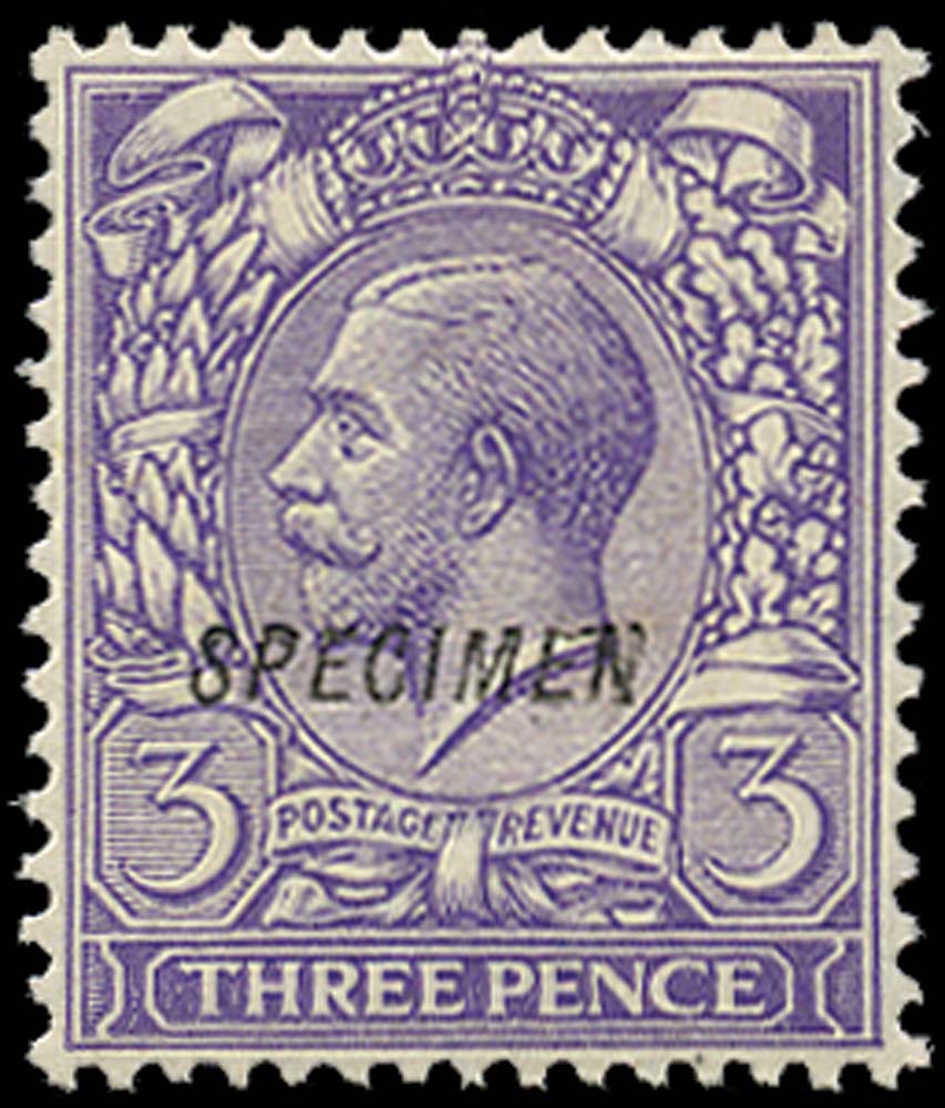 GB 1912  SG375s Specimen type 23