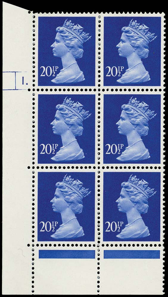 GB 1983  SGX961var Mint cylinder, 17 pin variety