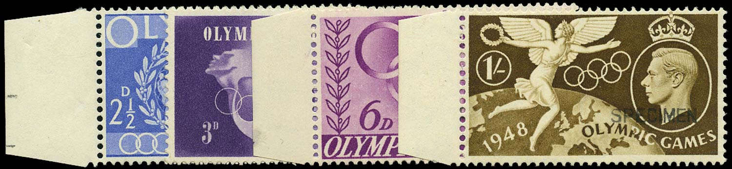 GB 1948  SG495/8s Specimen type 26, on piece