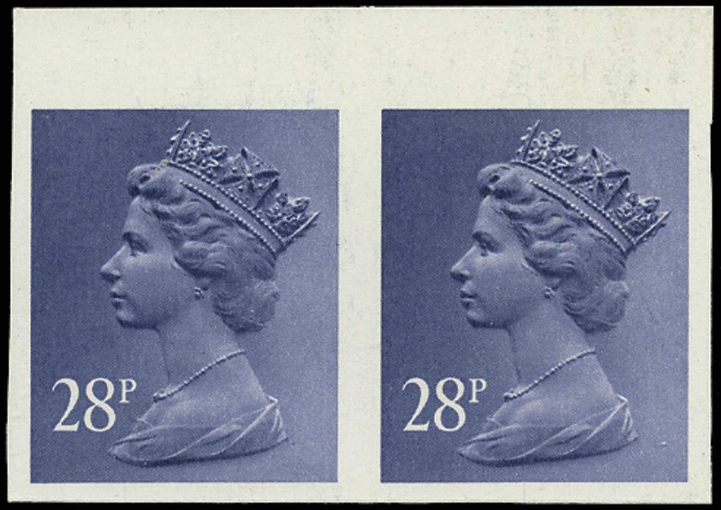 GB 1983  SGX975a Mint Imperforate pair
