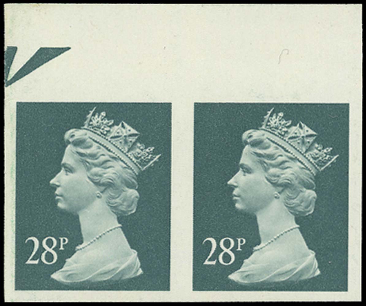 GB 1991  SGX977a Mint Imperforate pair