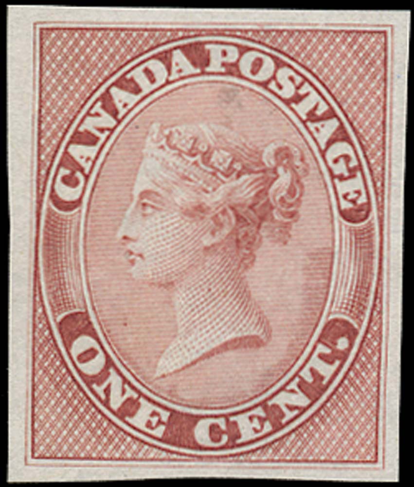 CANADA 1859  SG29 Proof 1c rose