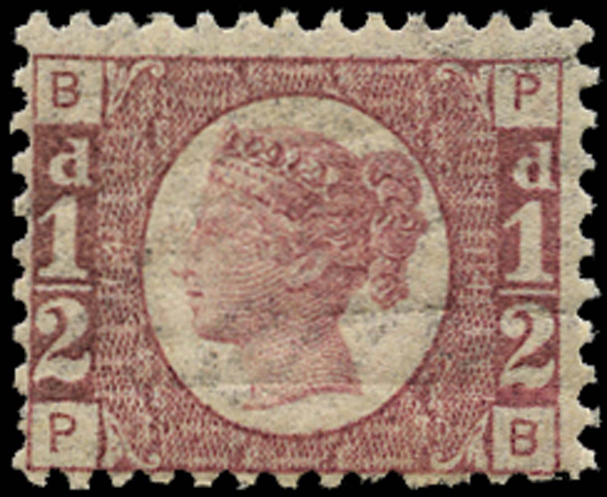 GB 1876  SG48 Pl.14 Mint unmounted o.g. (PB)
