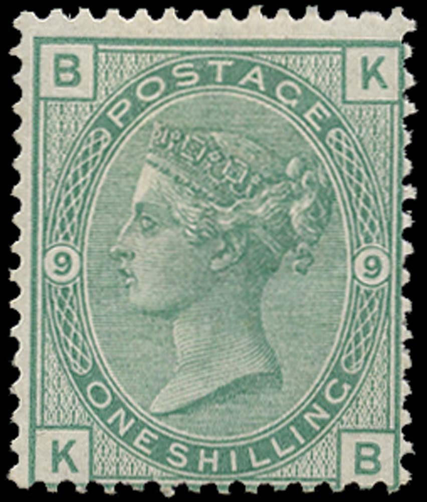 GB 1874  SG150 Pl.9 Mint unused o.g. (KB)