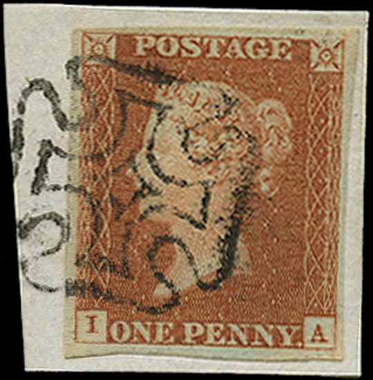 GB 1841  SG8 Pl.27 Used tied to piece Kelso MC