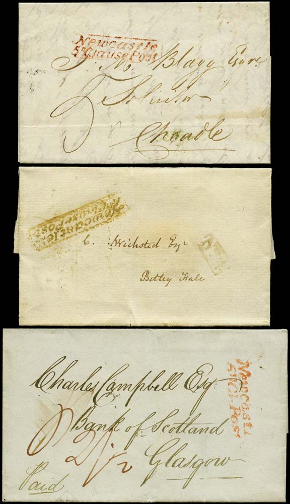 GB 1827-38 Pre-Stamp Newcastle 5th Clause