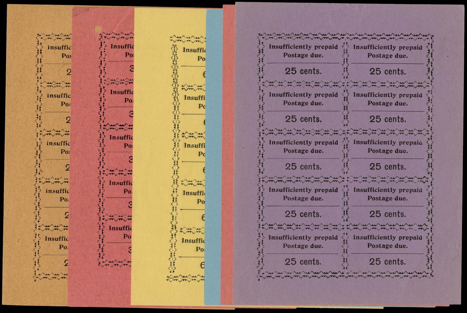 ZANZIBAR 1930-3  SGD18/24 Postage Due