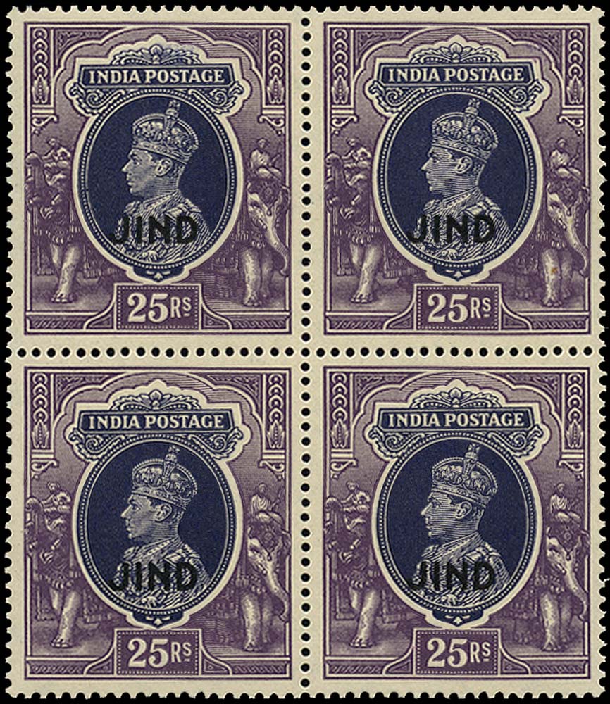 I.C.S. JIND 1941  SG136 Mint