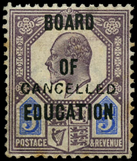 GB 1902  SGO86var Official - CANCELLED type 18