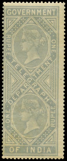 INDIA 1869  SGT8 Telegraph Die I