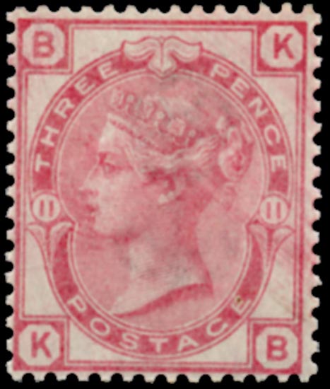 GB 1873  SG144 Pl.11 Mint - Unmounted o.g.