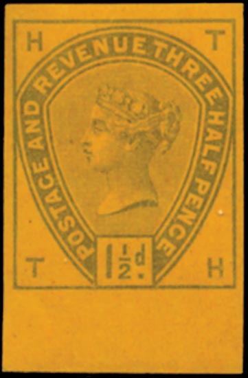 GB 1884  SG188var Colour Trial