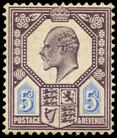 GB 1906  SG243a Mint Unused o.g.