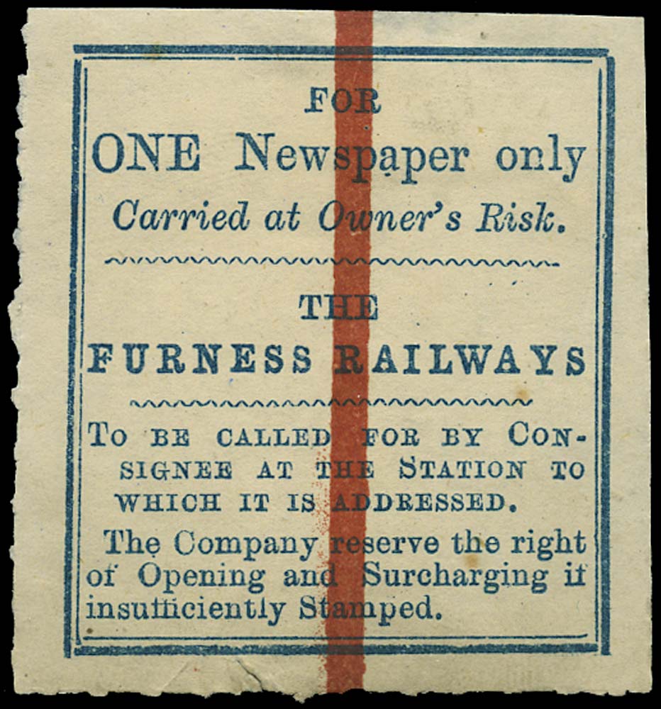 GB 1865 Railway - Furness Railway