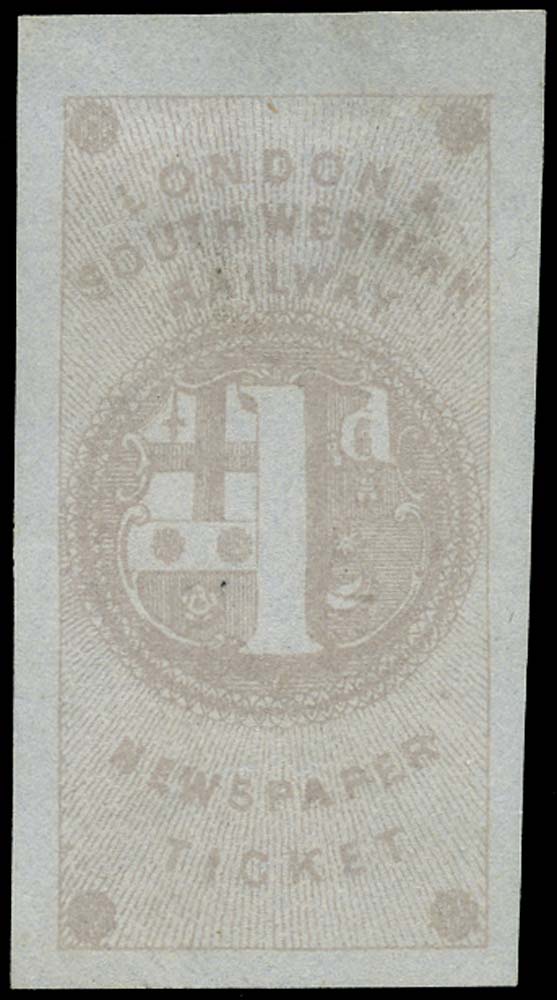 GB 1855 Railway - London & South-Western Railway