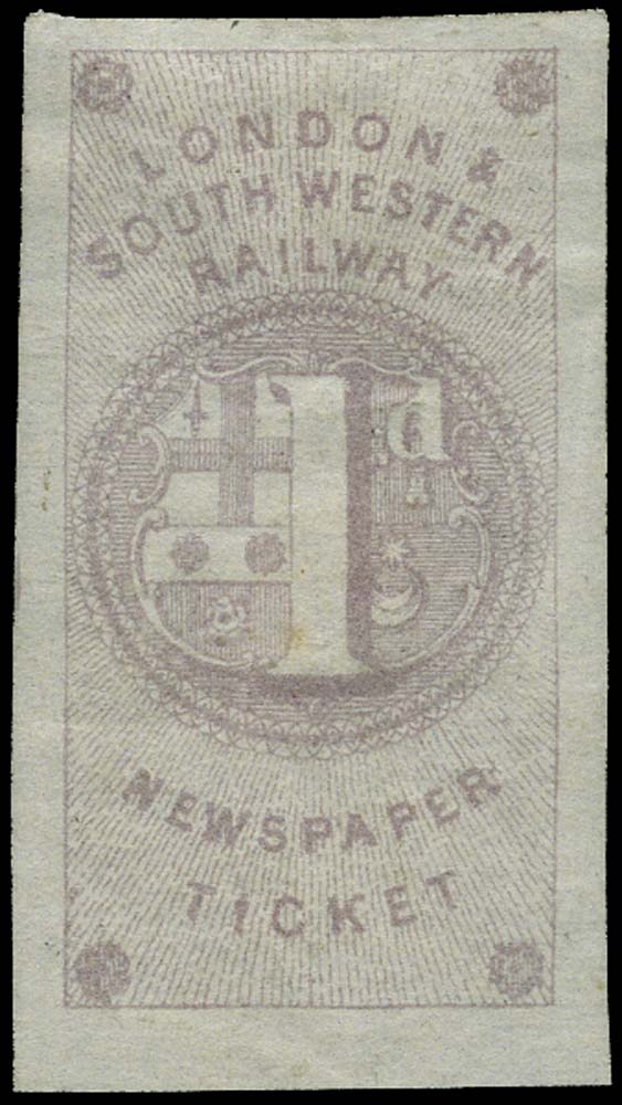 GB 1855 Railway - London & South-Western Railway