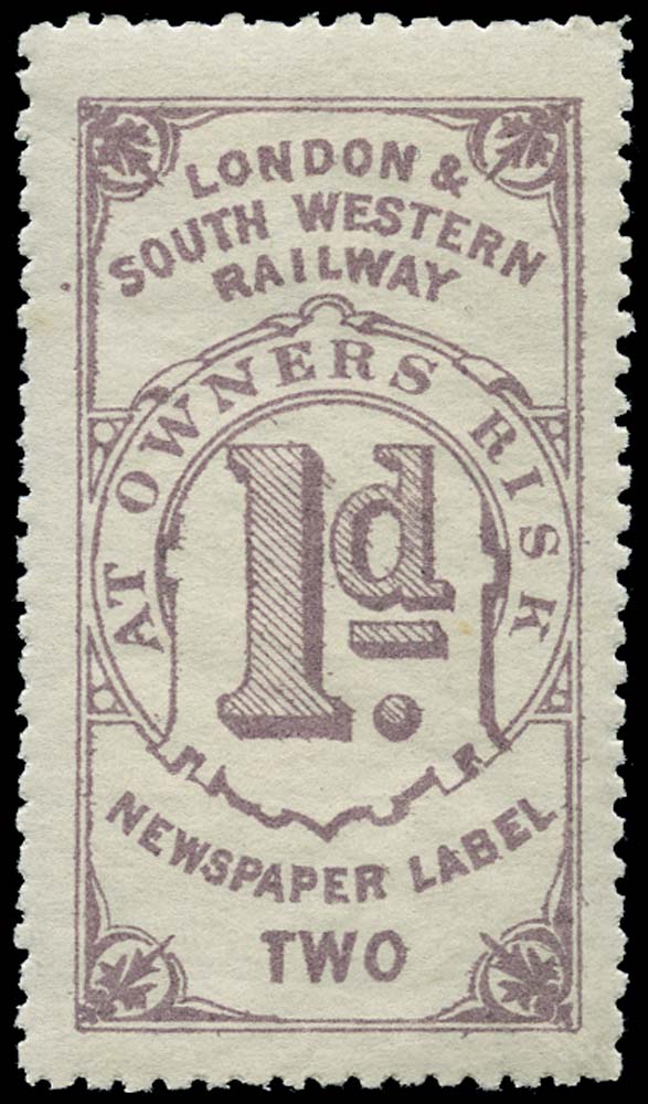 GB 1868 Railway - London & South-Western Railway