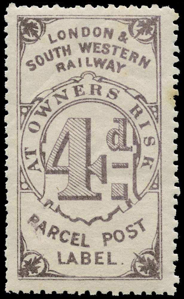 GB 1872 Railway - London & South-Western Railway