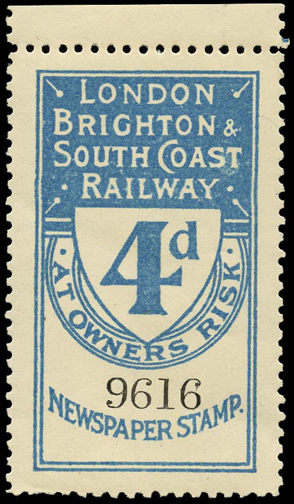 GB 1902 Railway - London, Brighton & South Coast Railway