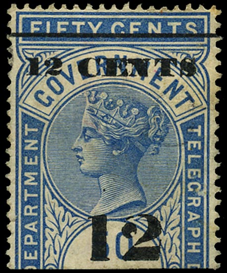 CEYLON 1882  SGT27a Telegraph