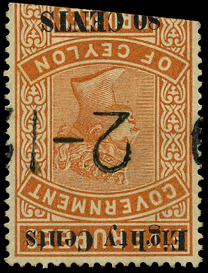 CEYLON 1882  SGT104w Telegraph