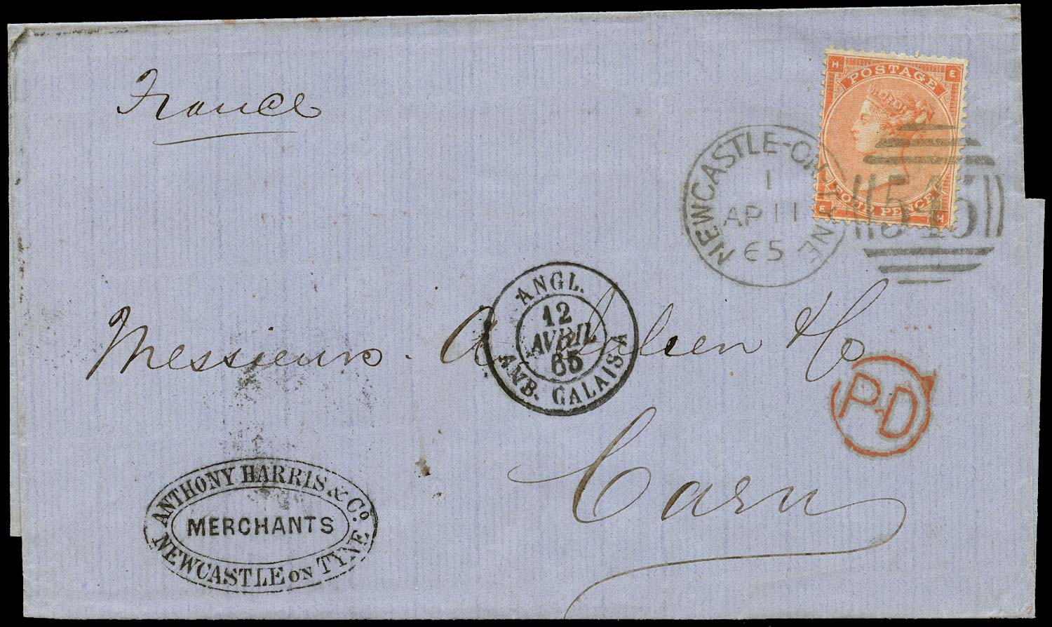 GB 1865  SG82 Pl.4 Cover