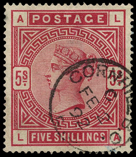 GB 1884  SG181 Used