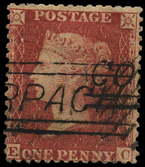 GB 1857  SG40 Pl.42 Used "CORPACH" Scots local