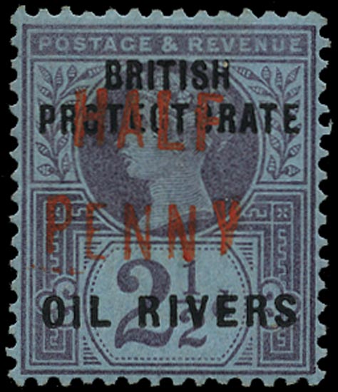 NIGER COAST 1893  SG19 Mint