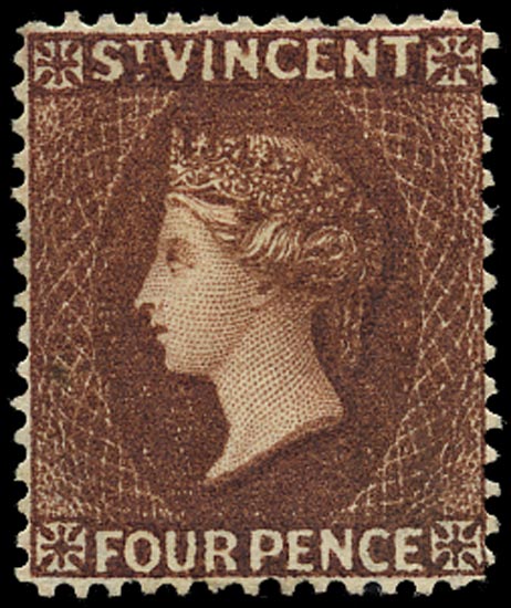 ST VINCENT 1885  SG50 Mint