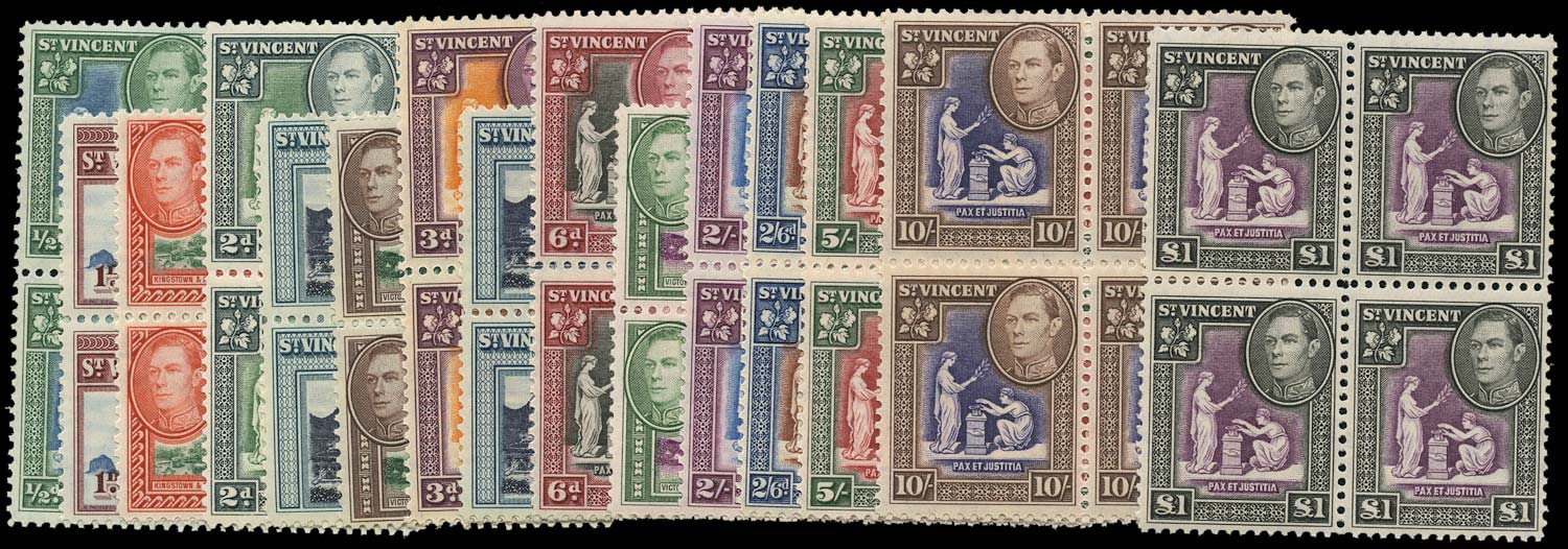 ST VINCENT 1938  SG149/59 Mint