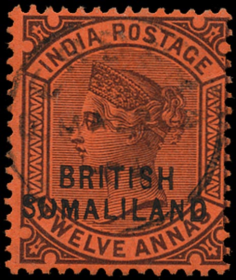 SOMALILAND PROTECT 1903  SG20b Used 'SUMALILAND Variety'